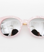 粉紅琥珀太陽眼鏡