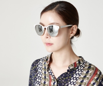 韓國代購 全黑 卡其 白 平光 鏡面 水銀 半粗框 細邊 太陽眼鏡 SG-0014
